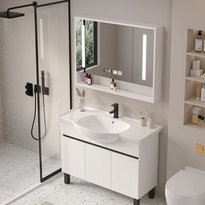el- Armadietti da bagno e cucina in legno, lavabi semi-incassati di design personalizzati, mobiletto a specchio intelligente per bagno*