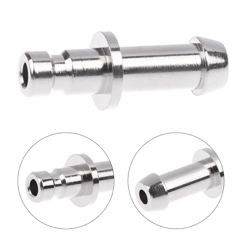 ●Metal NIBP Cuff Connector Air Hose Connector Blood Pressure Monitor Cuff Adapter Welch Allyn Abbott Hose Connector Accessories