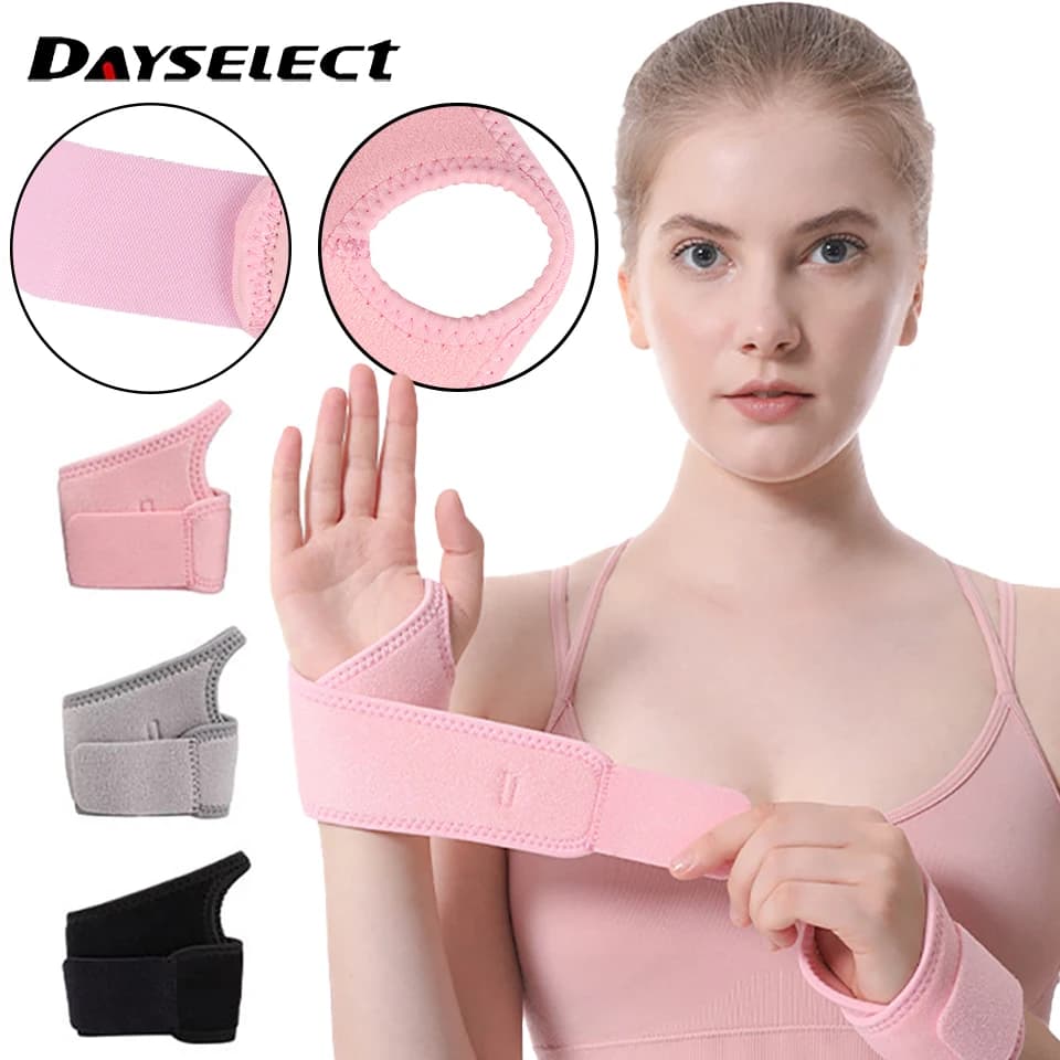 1 pz movimento della protezione del polso può essere regolato protezione del polso fissa multicolore può prevenire distorsioni polsi uffici madri traspiranti