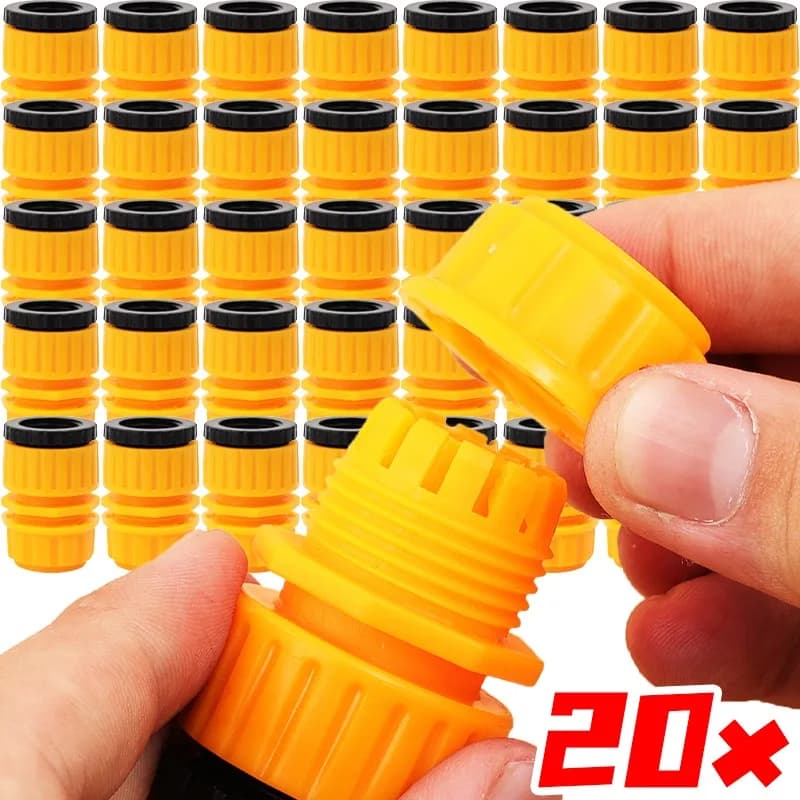 4/6 pollici giardino rapido/capezzolo connettore tubo flessibile riparazione giunto sistema di irrigazione accoppiatore in plastica arresto connettori acqua adattatore extender