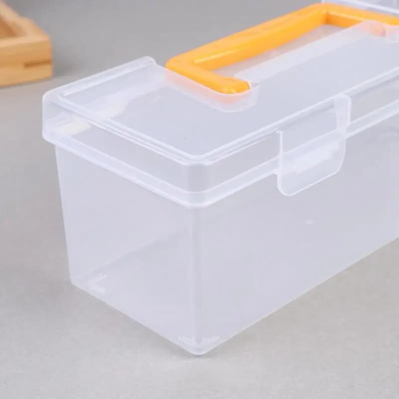 Set di Contenitori Trasparenti per Cucina con 5 Divisori per Spezie e Condimenti, Ideali per Piano di Lavoro, Armadietti e Cassetti