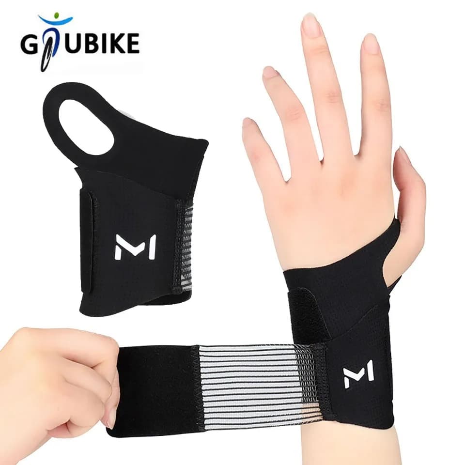 GTUBIKE 1PCS Adjustable Sports Wrist Strap, Wrist Joint Support Compression Wrist Strap, Comfortable and Breathable Wrist Brace