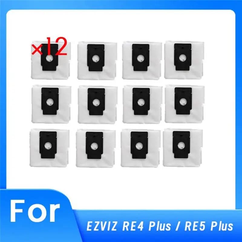 N96R 12 Pcsvacuum Cleaner Dust Bag Or EZVIZ RE4 Plus / RE5 Plus Sweeping Roboat Vacuum Cleaner Accessories Spare
