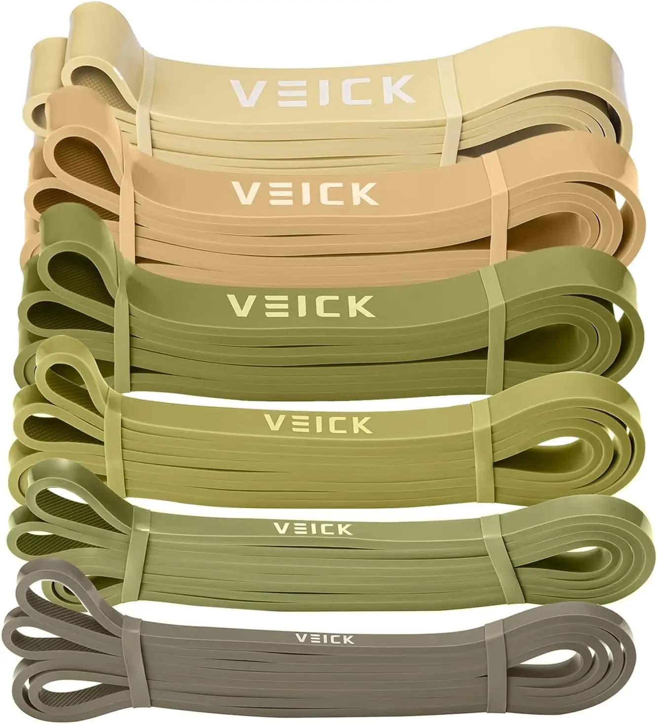6-tier strength band set for home workouts, stretching and strength training - Men and women