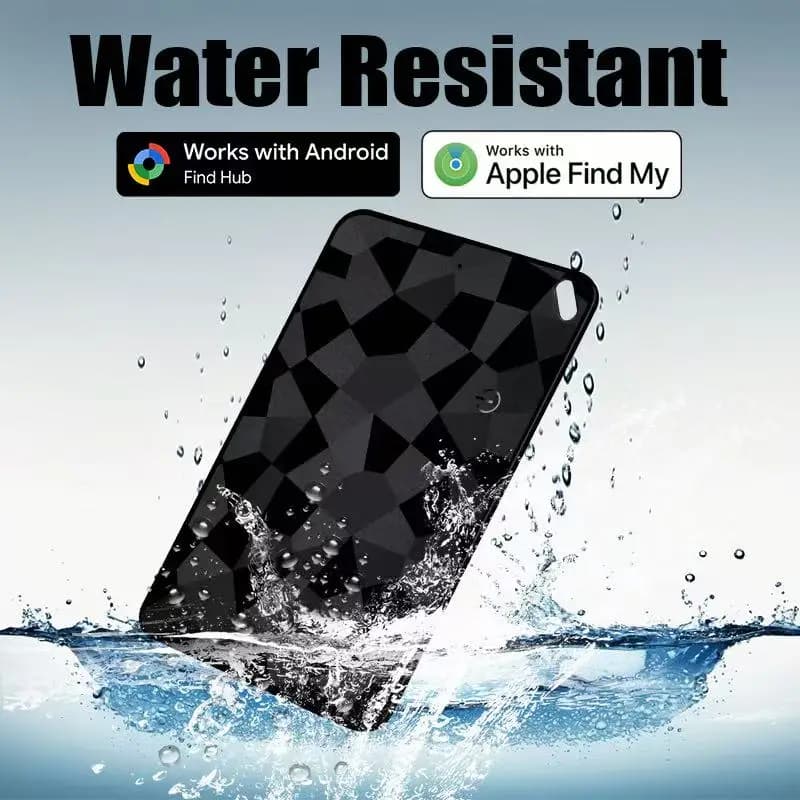 Localizzatore di portafogli a doppio sistema Smart Finder Funziona con Android Google Trova Hub o IOS Apple Trova la mia APP Localizzatore di oggetti per bagagli