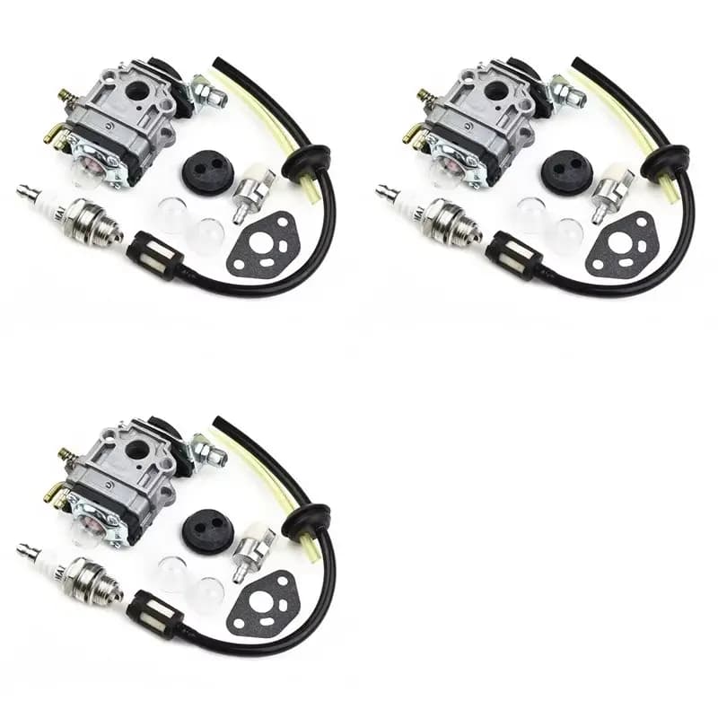 AA77 3 Set 11Mm Carburetor Kits For TH23/TH26/TH34 23CC 25CC 26CC 33CC 35CC Highly Matched Cropper Tool Parts Replacement