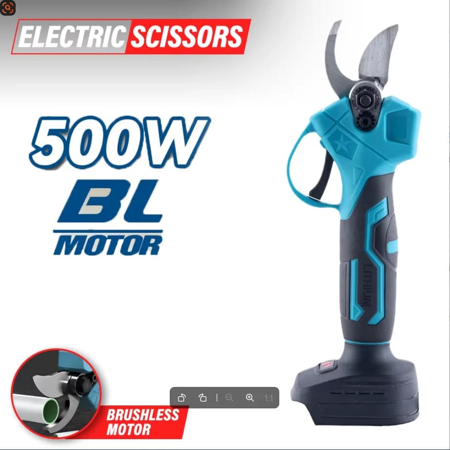 30MM Electric Pruning Shears Professional Cordless Electric Pruning Battery Powered Tree Branch Pruner Electric Garden Scissors
