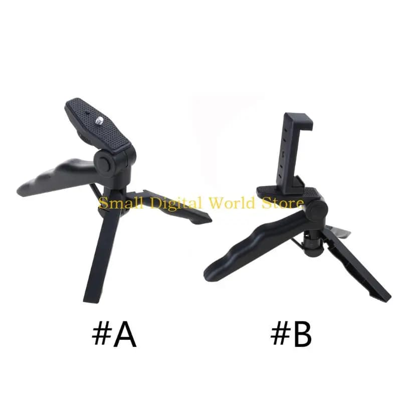 Treppiede da scrivania 77UB per fotocamera e telefono Supporto per telefono Adattatore per action camera Impugnatura stabile