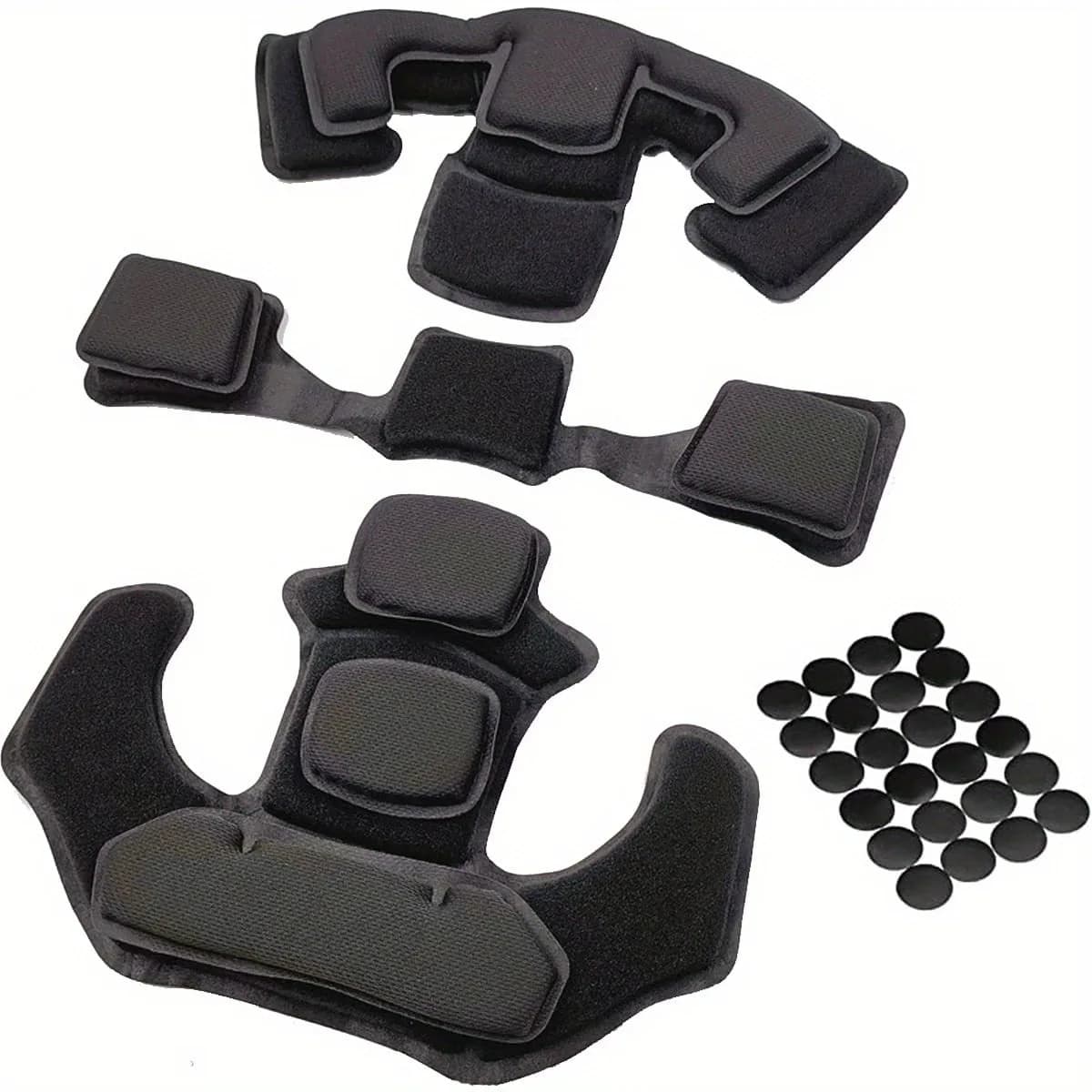 Imbottiture in Memory Foam per Casco, Cuscinetti per Sistema di Sospensione Tattico per Wendy Fast MICH ACH, Imbottiture di Ricambio per Airsoft e Paintball