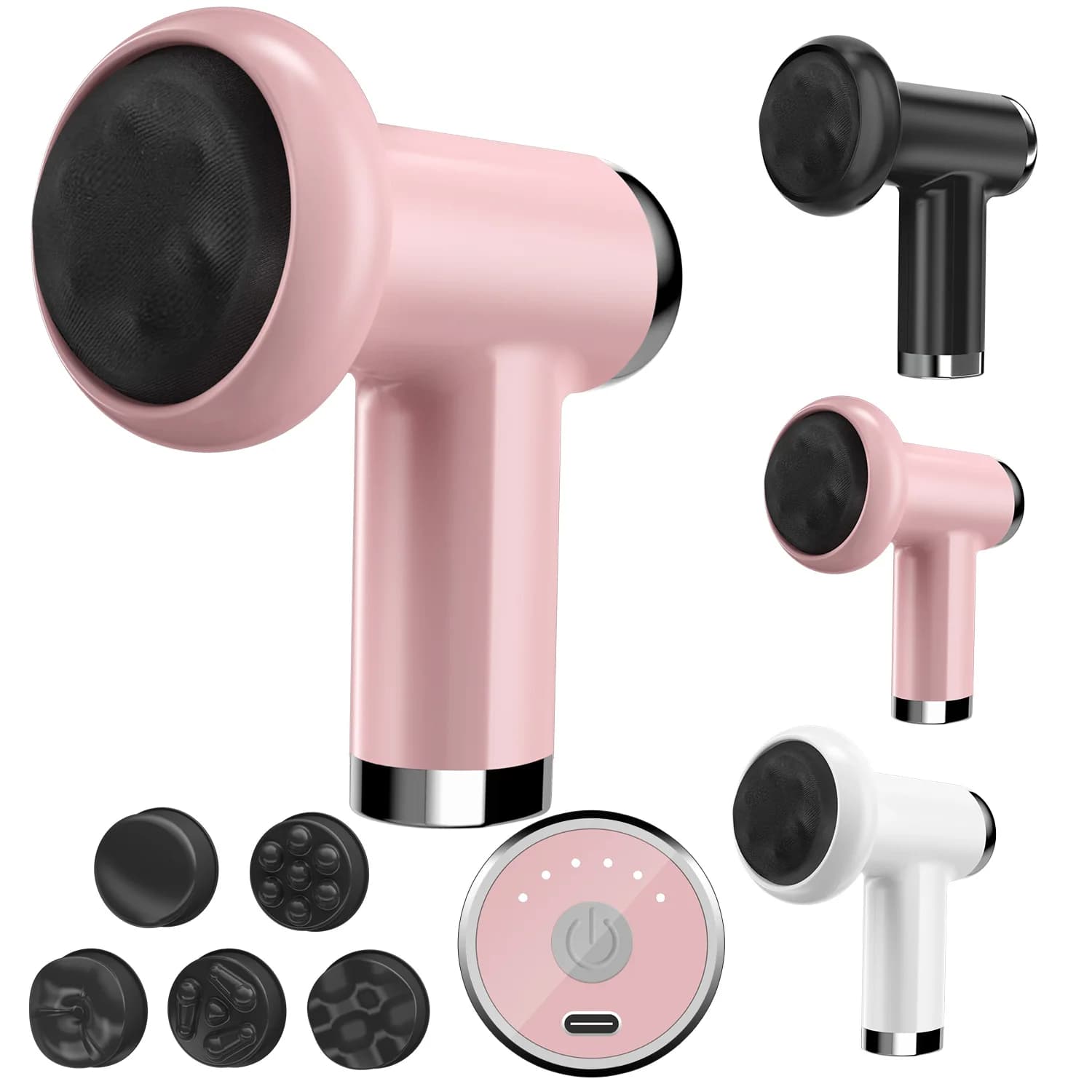 Handheld massage, portable shaping device, vibrating fascia gun, deep muscle relaxation, fitness, slimming and health