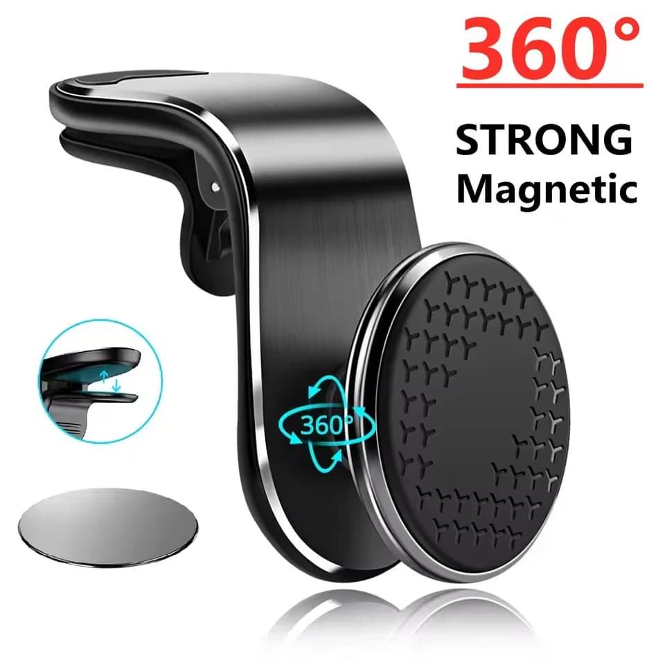360 ° Magnetic Phone Holder for Car Magnet for Air Intake Car Support GPS Smartphone Mobile Support in Car Bracket for iPhone Samsung Xiaomi