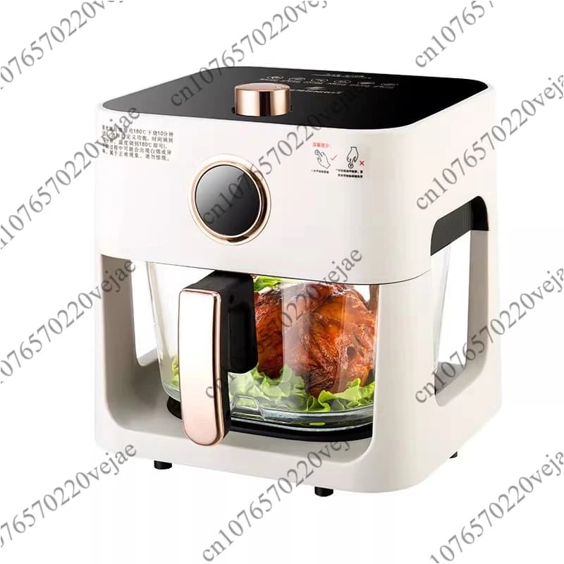 Smart View Window Air Fryer - 5.8QT Multicooker for Fried/Arrosto Fries, Automatic Agitation and App Control, Kitchen appliance Ready for a Gift