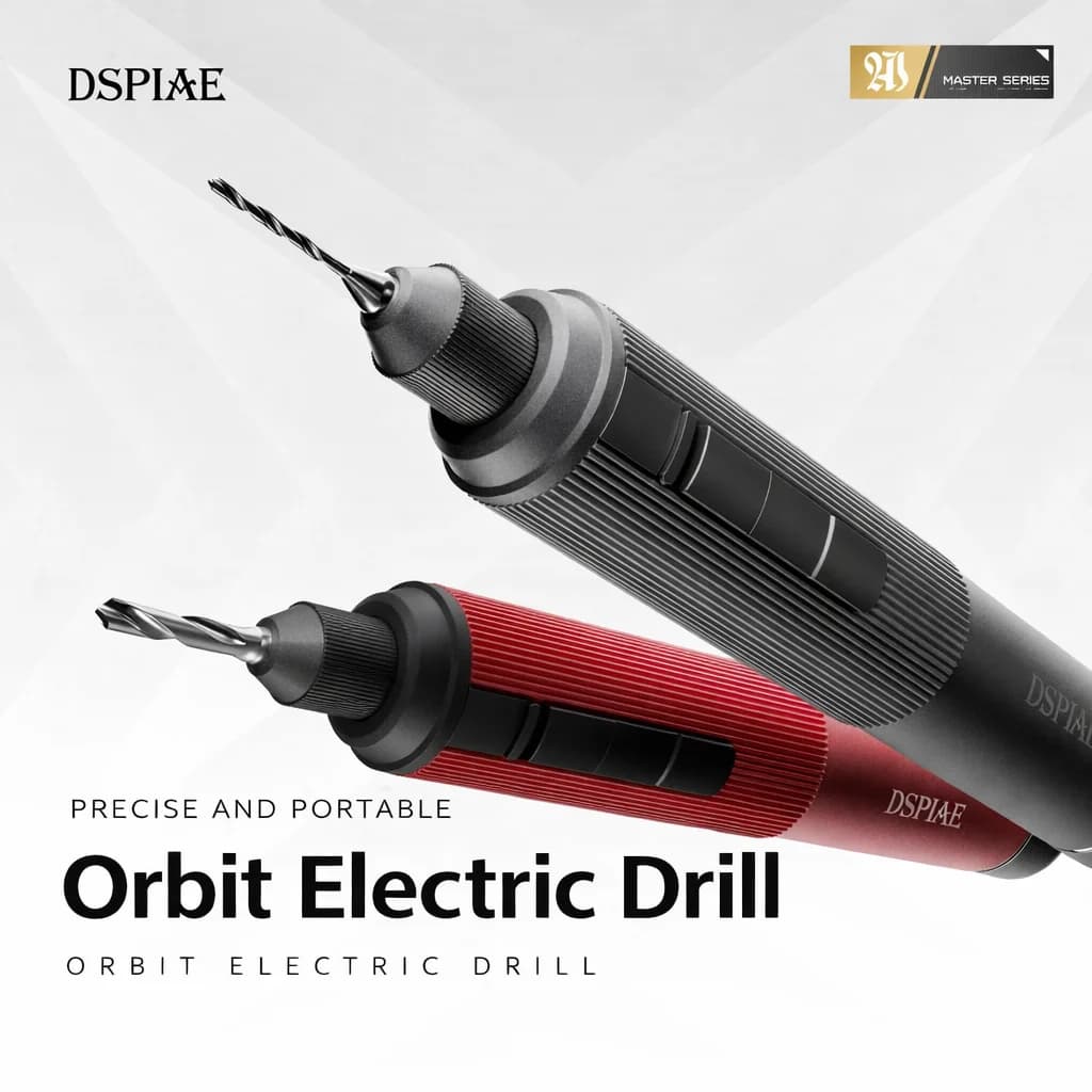 DSPIAE AT-ED01 Trapano Elettrico Orbitale e Avvitatore per Modellismo, Utensile per Foratura di Plastica, Legno e Metalli Morbidi, Strumento per Assemblaggio Fai-da-Te