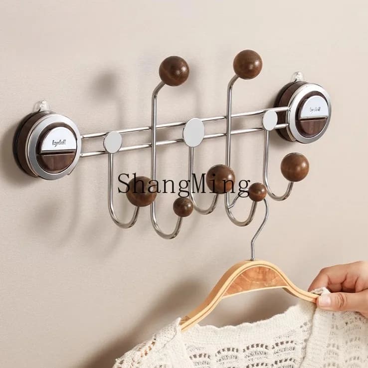Gancio per porta con ventosa DSA, senza foratura, resistente, appendiabiti per camera da letto, gancio a fila.