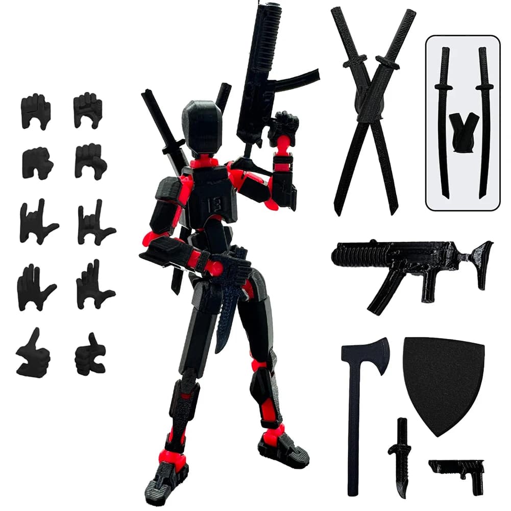Dummy 13 Action Figure Titan Multi-joint Robot Toys stampante 3D mobile Anime Figure giocattolo di decompressione antistress per ragazzo