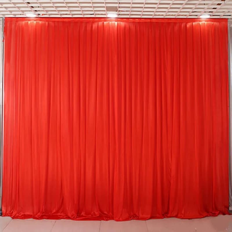 3X6M Semplice tenda da festa in seta bianca di ghiaccio Fondali per eventi di nozze Decorazione scenica Baby Shower Decorazione da parete di compleanno