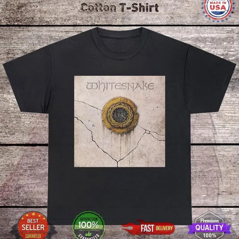 Maglietta Whitesnake Band Self Titled Album Full Size S 5XL