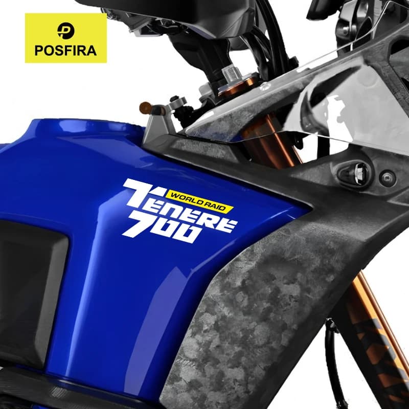 POSFIRA Moto Carenatura Adesivi Decalcomanie Del Vinile per Yamaha Tenere 700 World Raid Tenere700 2022 2023 2024 Accessori Adesivo
