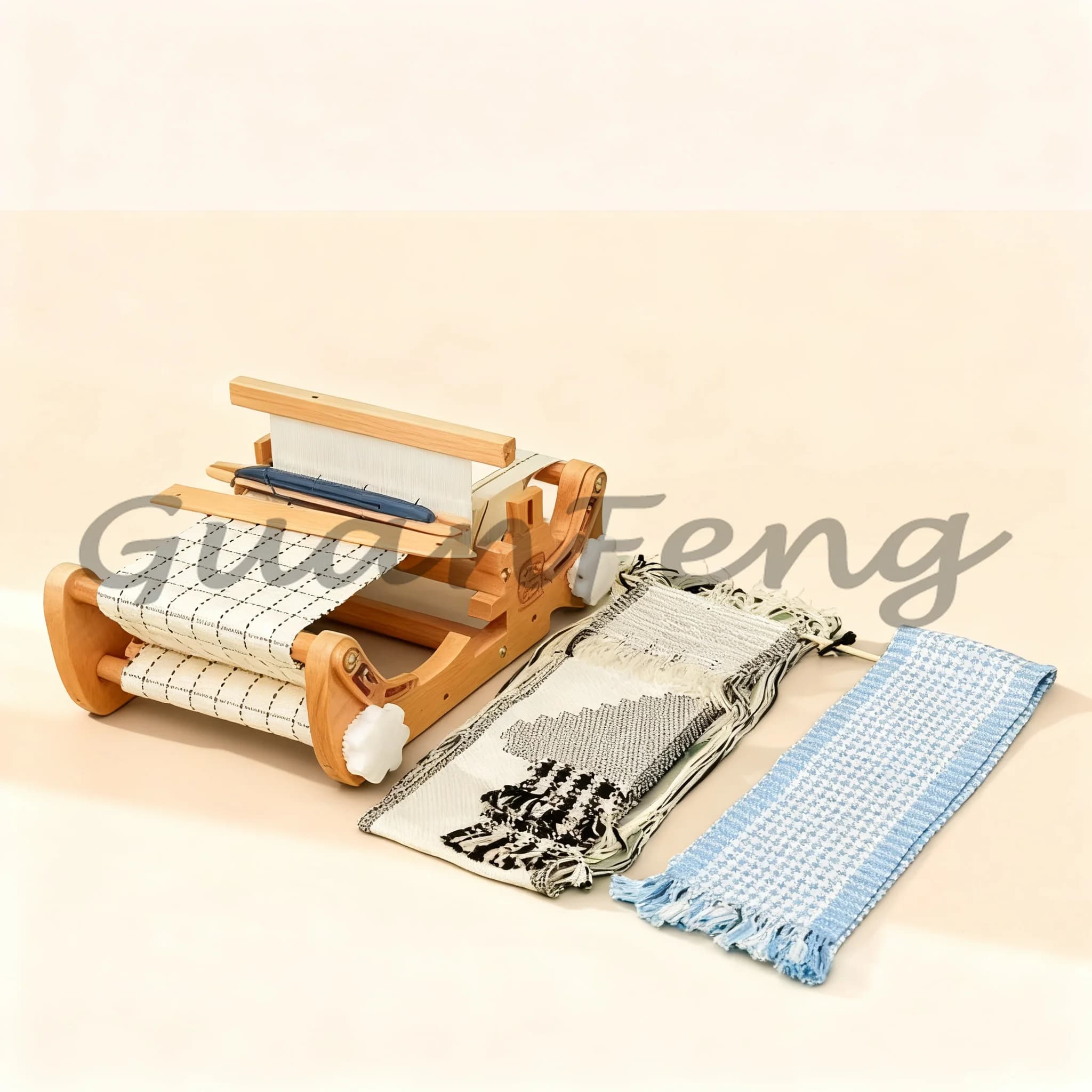 Desktop Hand Weaving Loom Mini Detachable Household Small Loom for Adult Handmade Crafts