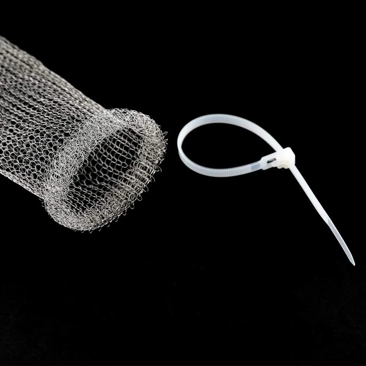 24Pcs Laundry Washer Mesh Lint Filter Traps with Cable Ties for Washing Machine Drain Hose