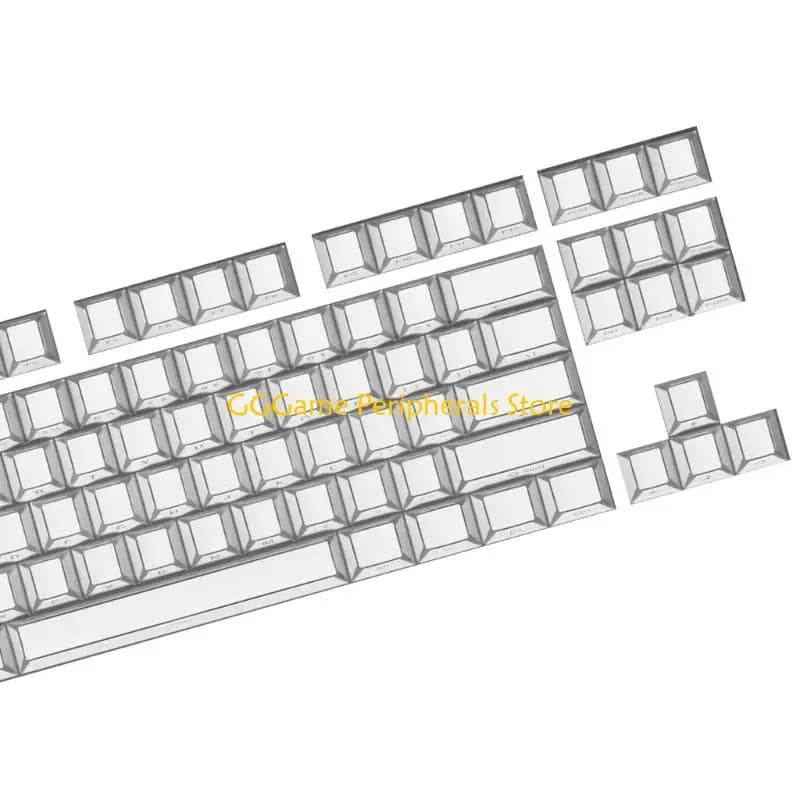 U55B Fold Dye Sub PBT Keycap Set For Mechanical Keyboard 97Keys Original Height