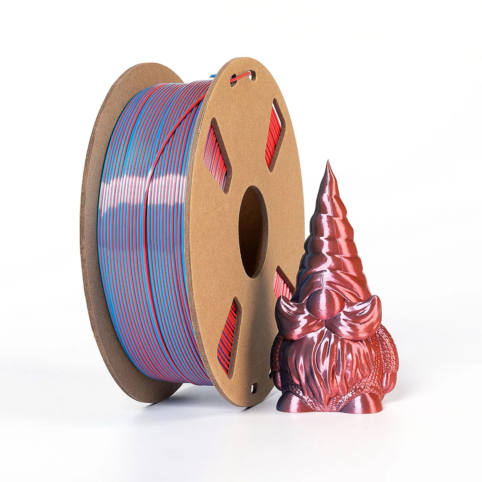 3D Printer Filament PLA silk two-color consumables 1.75mm wire 1kg PLA silk multi-color FDM consumables