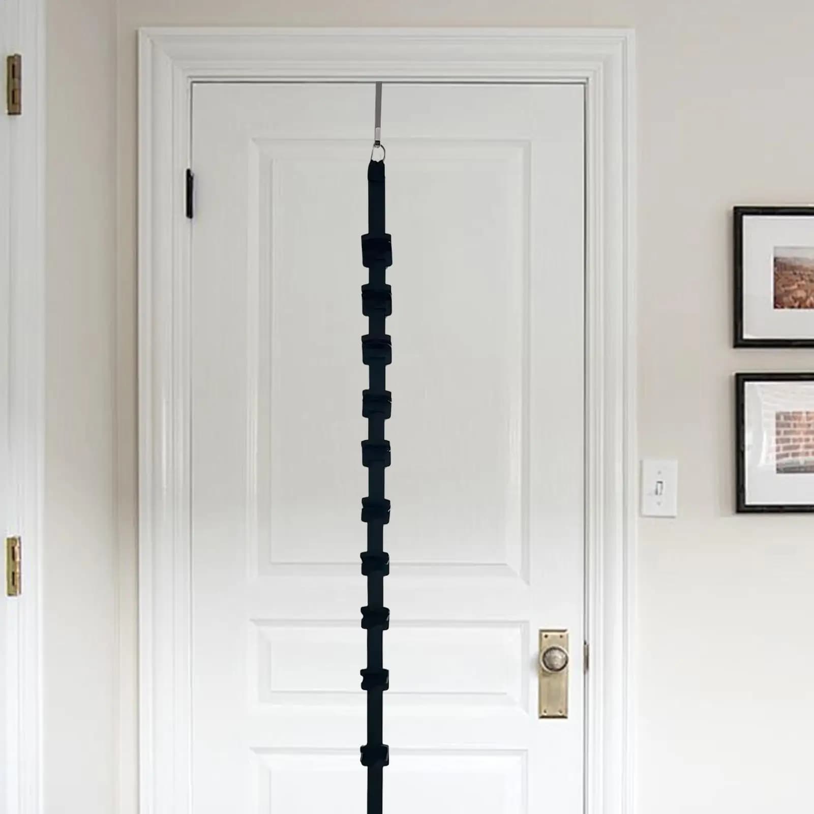 Porta cappelli retrattile con 10 ganci Portaoggetti per cappelli da baseball Organizzatore da parete per l'organizzazione della porta del soggiorno della camera da letto di casa