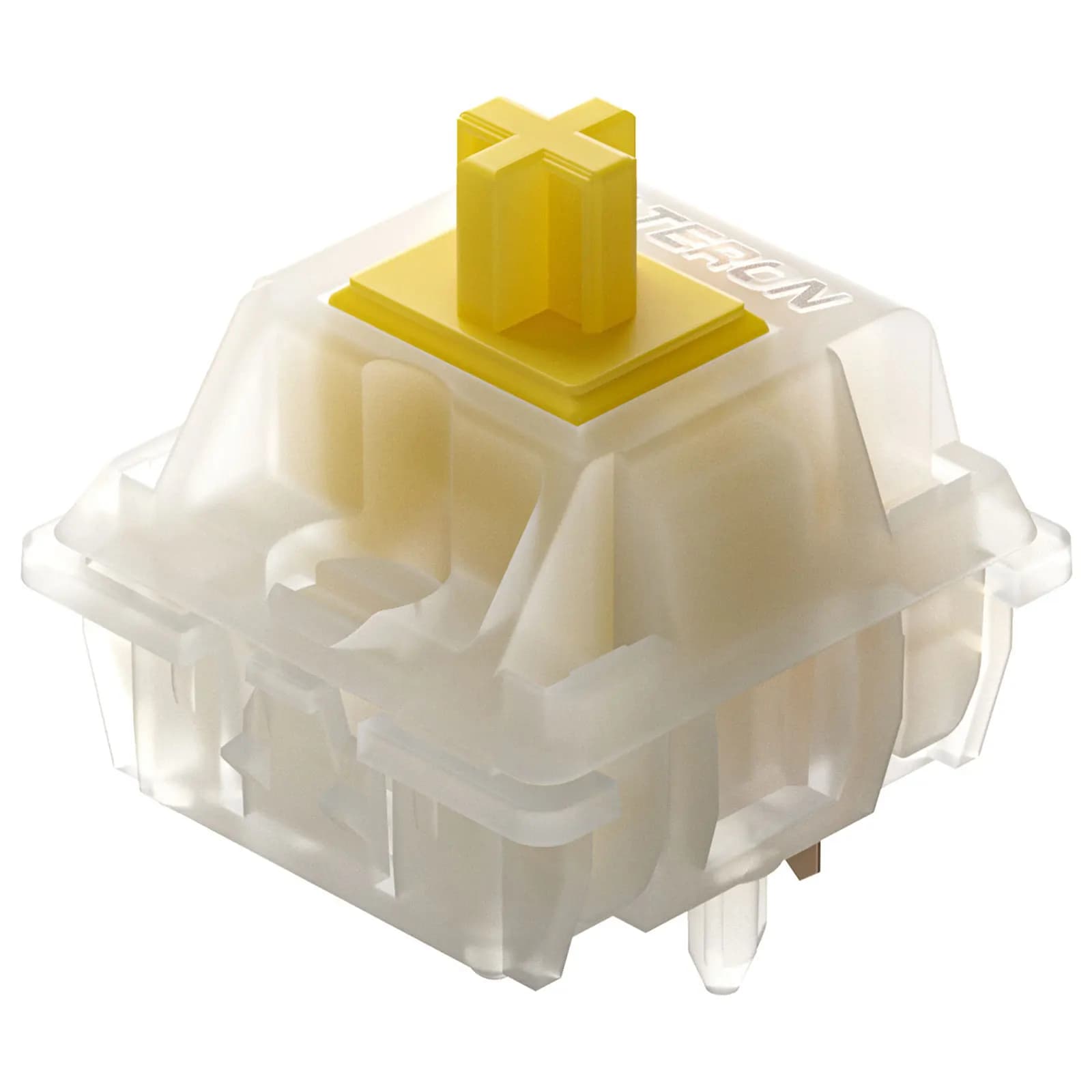 Switches GATERON KS-3X1 V2 yellow milk Pro 5 pin pre-lubrified linear keyboard switches for MX mechanical keyboard