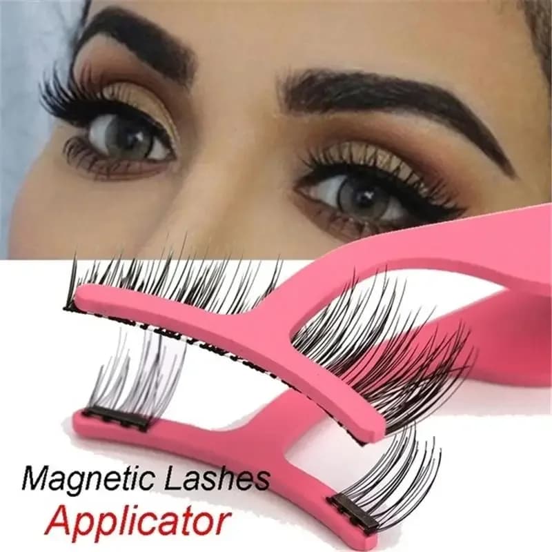 2 pcs magnetic applicator for extension eyelash clip for fake eyelashes multifunctional makeup tool for a natural look