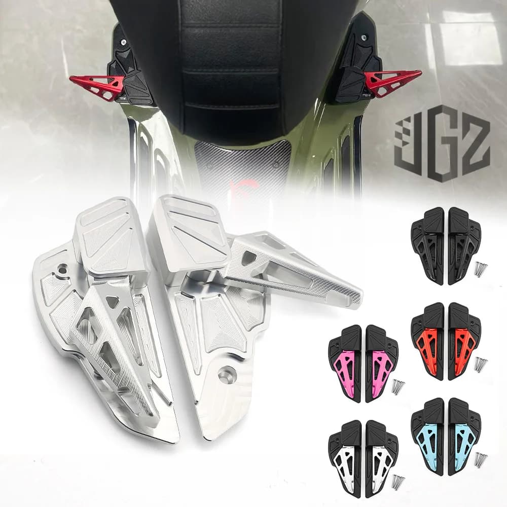 Pedali poggiapiedi pedale passeggero posteriore moto per Vespa Sprint Primavera 150 2017-2025