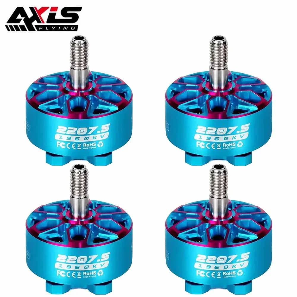 Axisflying Bando 2207.5 6S 1860KV 1960KV Brushless Motor for FPV Freestyle 5 inch Cinewhoop Cinematic Drone