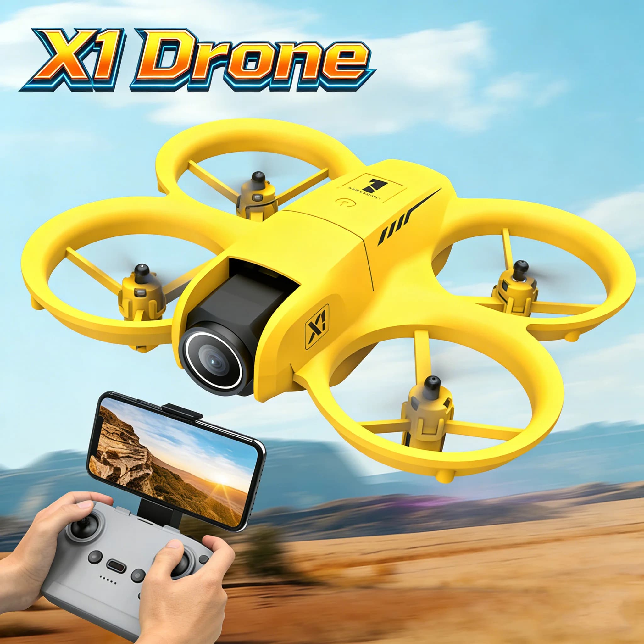 Nuovo X1 Mini Drone Pieghevole GPS 1080P HD Doppia Fotocamera Evitamento Ostacoli Pieghevole Quadcopter Dron RC Giocattoli Regali per Bambini