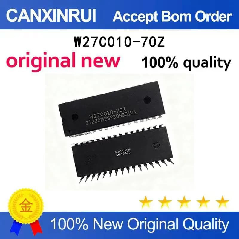 (5-100 pezzi) Chip di memoria flash IC DIP-32 W27C010-70Z originale nuovo di zecca disponibile in magazzino