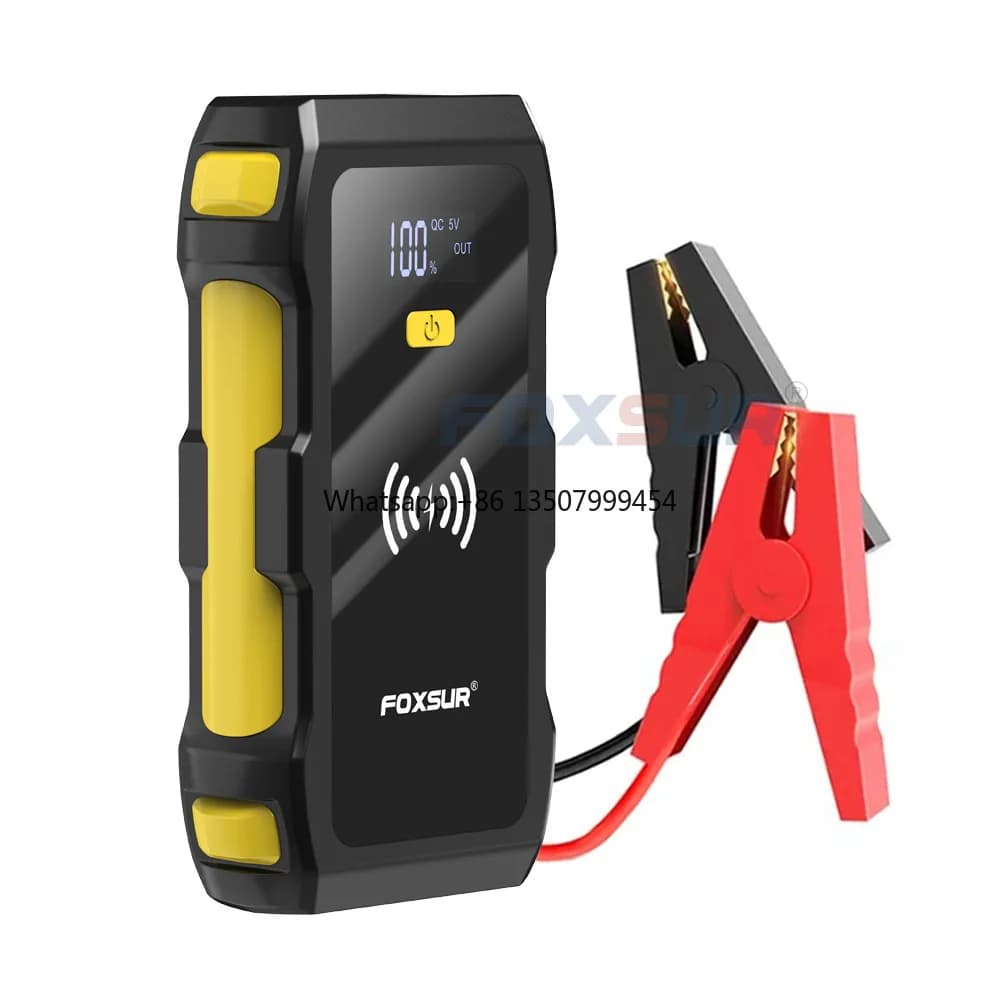 Avviatore di Emergenza Portatile per Auto 12V 26800mAh con Torcia, Prezzo di Fabbrica