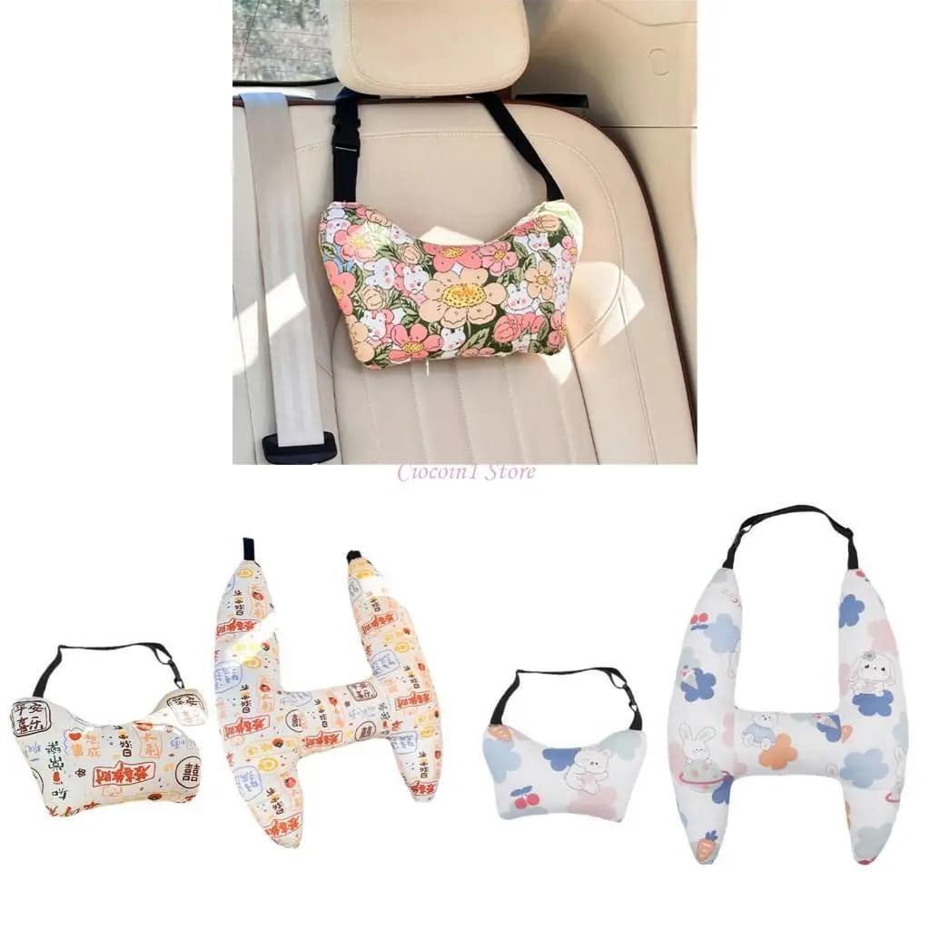 Y1UB H Forma cuscino da caseat per bambini Viaggiare per viaggi Resto comodo cuscino per poggiate