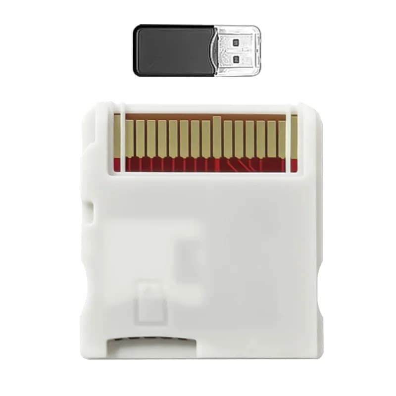 Scheda per videogiochi R4 Giochi DS Supporto per scheda di memoria Antipolvere Portatile per trasporto 3DS Flashcard di gioco per NDS MD GB GBC FC PCE