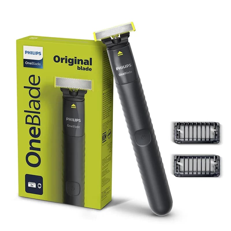 Philips Electric Shaver OneBlade QP1424/10 Men Beard Trimmer Razor Facial Hair Trimmer Body Grooming Tool