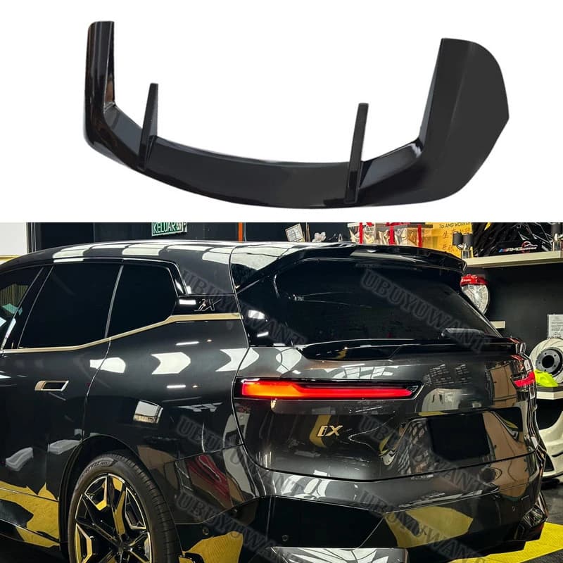 For BMW iX iXDrive40 XDrive50 M60 2021-2024 Rear Diffuser Lip Spoiler Bumper Lower Lip Guard Body Kits