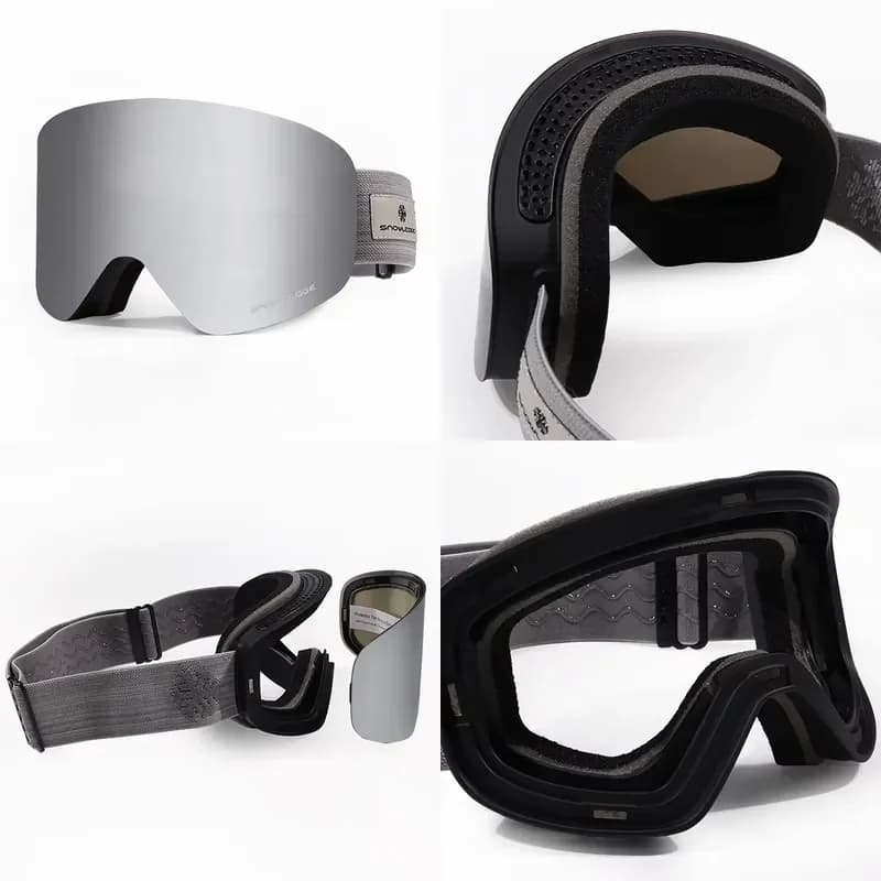 HUBO Sports Custom Uv400 Ski Glasses Magnetic Snow Goggles Snowboard Mask Ski Equipment