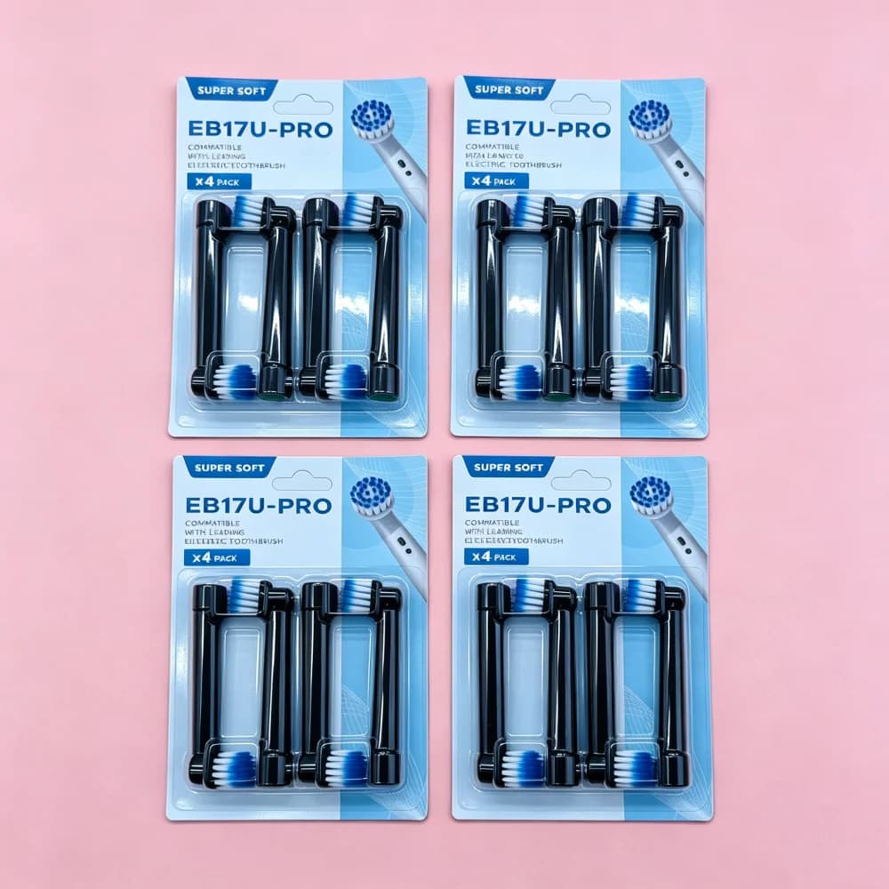 Testine di ricambio morbide EB17U-PRO per spazzolino elettrico Oral B Sensitive, compatibili con D25 D30 D32 D18 4739 OralB PRO 6000