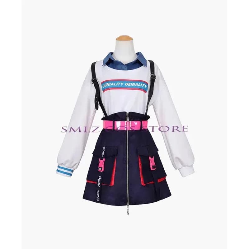 Parrucca uniforme cosplay Anime Vivid BAD SQUAD Azusawa Kohane Palcoscenico colorato! Costume VBS Khn Abiti con bretelle per donnab;4.f'7;j,3'