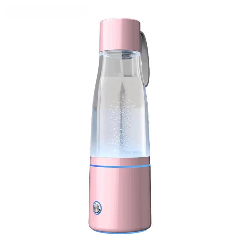 Nuovo Design: Bottiglia Generatrice di Acqua Idrogenata H2, 5000ppb, Portatile con Inalatore