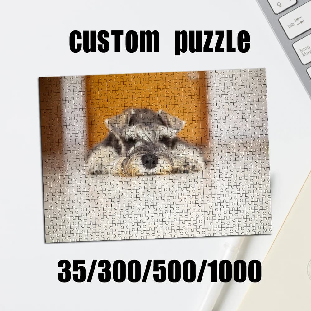 Puzzle personalizzato con foto 35/300/500/1000 pezzi, puzzle personalizzato con paesaggi, puzzle natalizio personalizzato, giochi puzzle personalizzati, giocattolo personalizzato