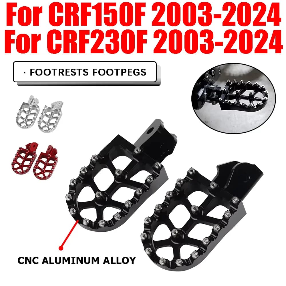 Poggiapiedi Moto Pedane Poggiapiedi Pedali per Honda CRF150F CRF230F CRF 150F CRF 230F CRF 150 230 F CRF150 F CRF230 F