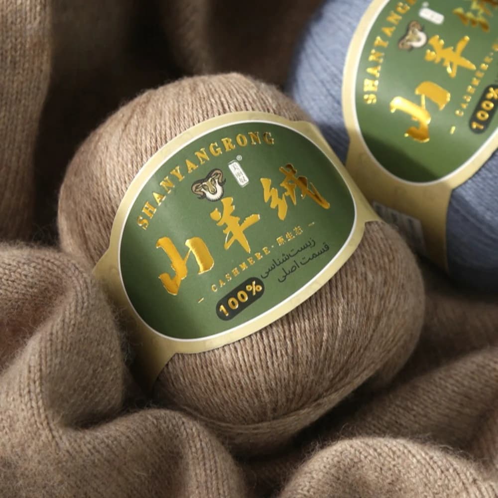 50g High-End Pure Cashmere Yarn for Hand-Knitting Autumn and Winter Warm Sweaters, Cashmere Sweaters,Scarves, Hats,