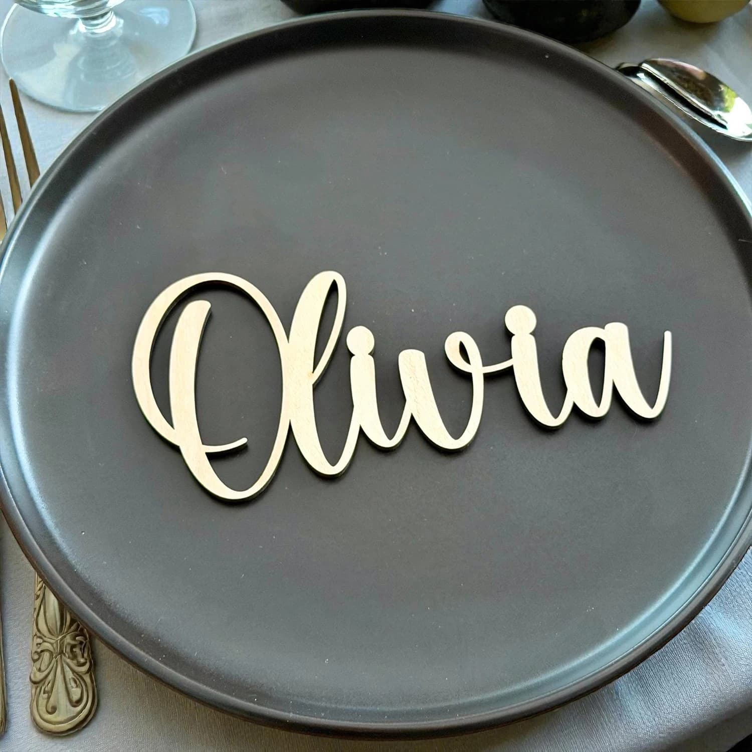 1pc Customized wooden name logo, Customizable name, Decorations for bedrooms, offices, and children's rooms
