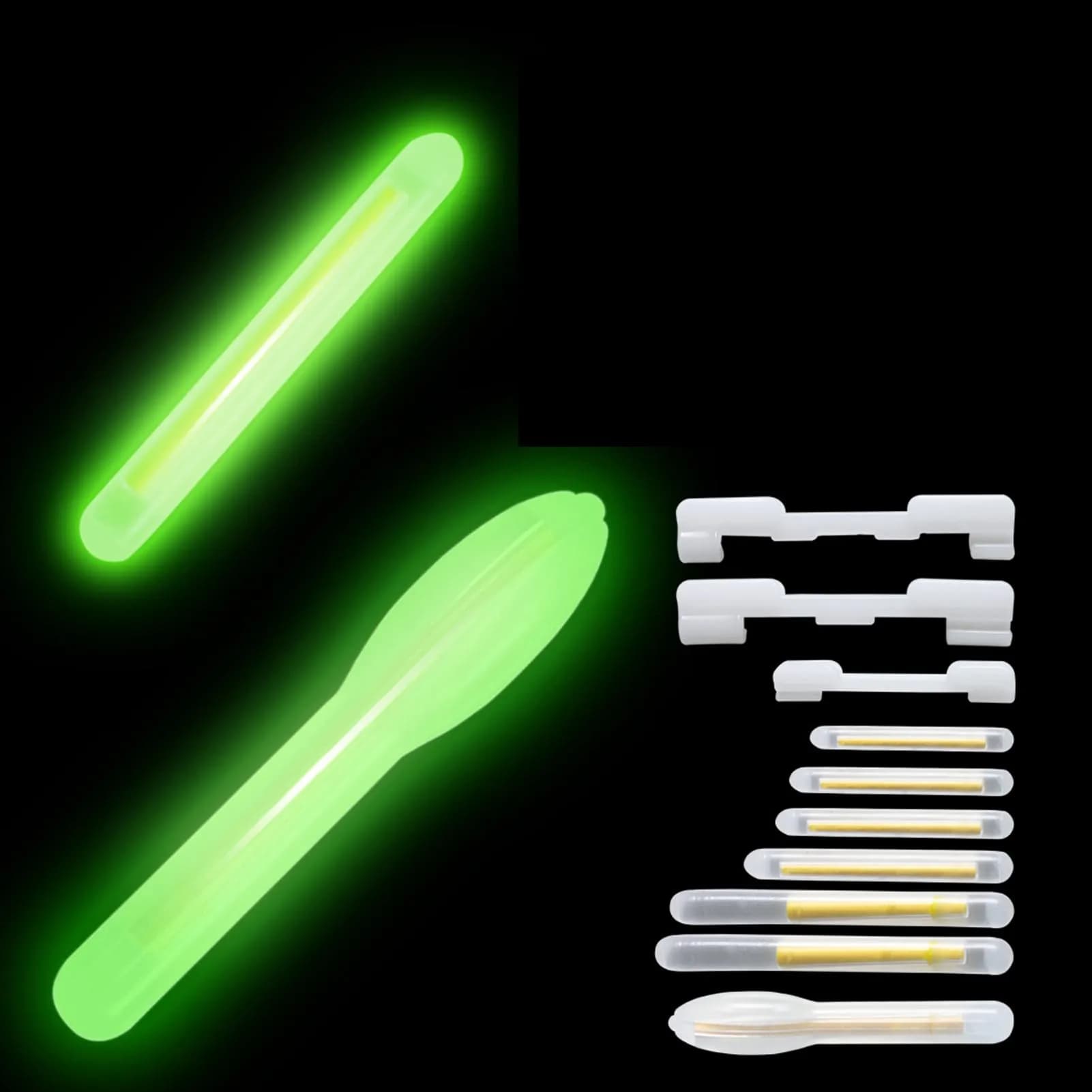 20 pieces of light sticks for fishing rod, waterproof night equipment, night floating rod lights for gift for fishing enthusiasts