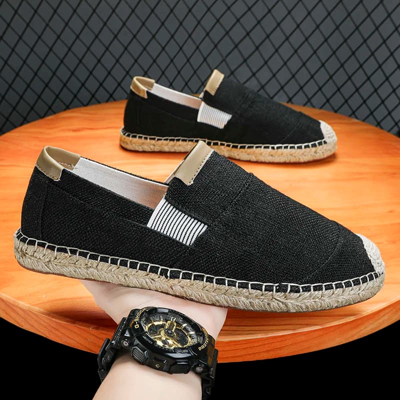 Luggage Friendly Men Women Canvas Sneakers Thin Foldable Cotton Breathable Fabric Easy Pack Holiday Outdoor Travel Walking Shoes