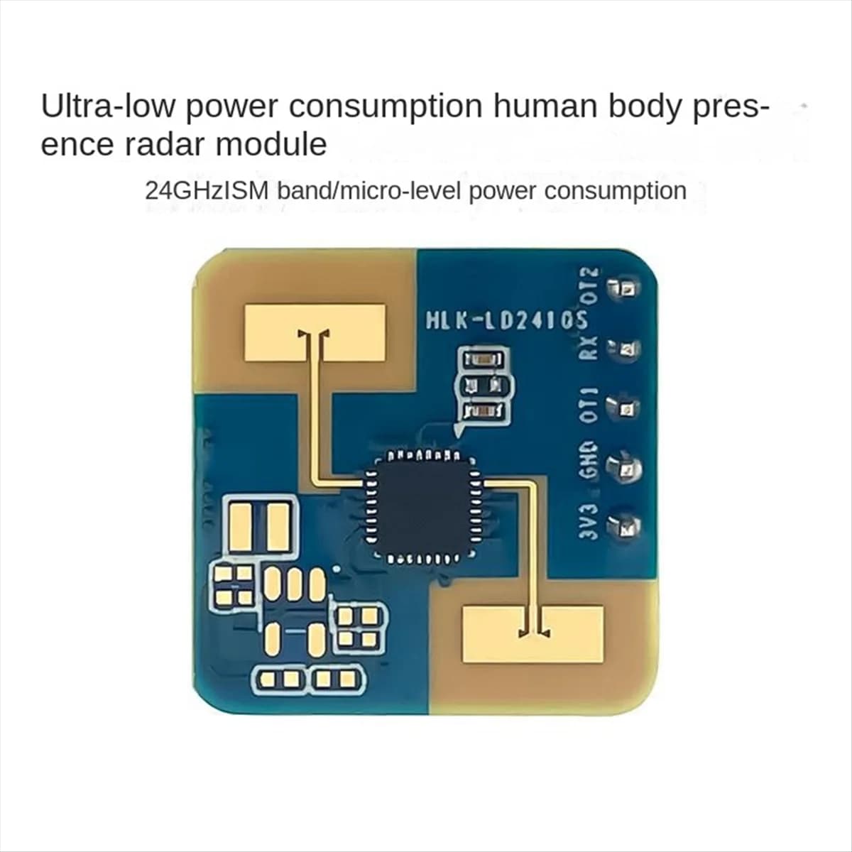 M51K_LD2410S Modulo sensore radar rilevamento movimento 24GHz, per Smart Home