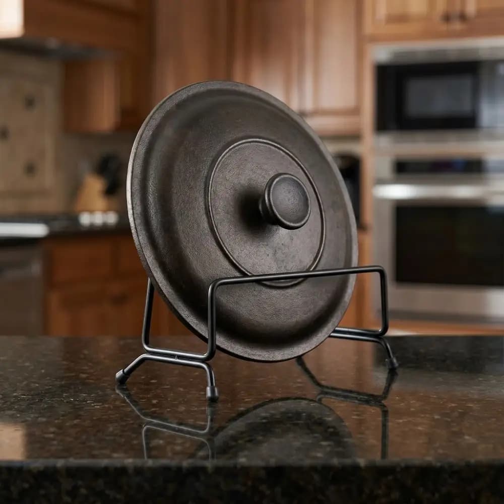 Rustproof Cutting Board Stand Space Saving Stainless Steel Dish Storage Rack Drain Multifunctional Pot Lid Holder Desktop